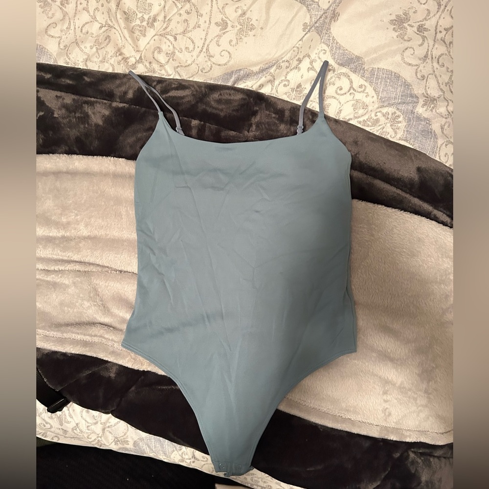 Aritzia Contour Cami Bodysuit Blue
